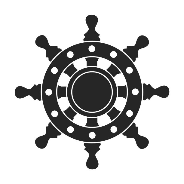 船轮黑色的图标黑色的图标图片下载