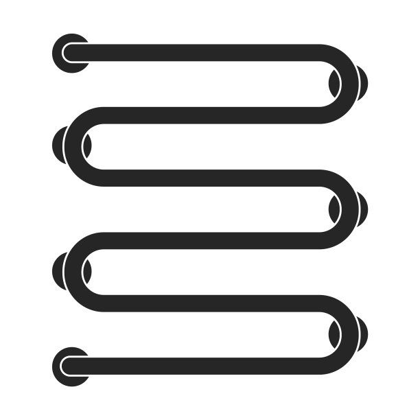 毛巾烘干机黑色图标图片下载