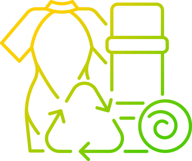 由回收的潜水服制成的瑜伽垫呈线性渐变图片下载