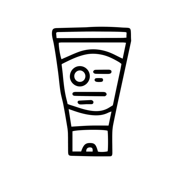 管的奶油线涂鸦简单的图标图片下载