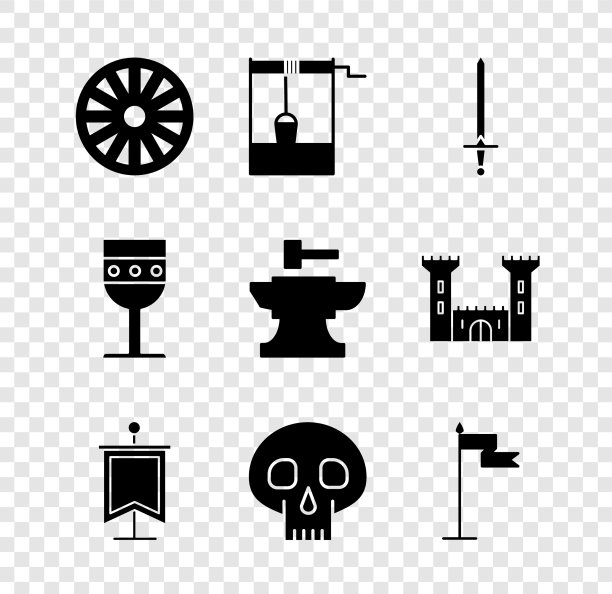 古老的木轮井与桶中世纪图片下载