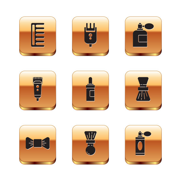 梳头刷，蝴蝶结，刮胡子和图片下载