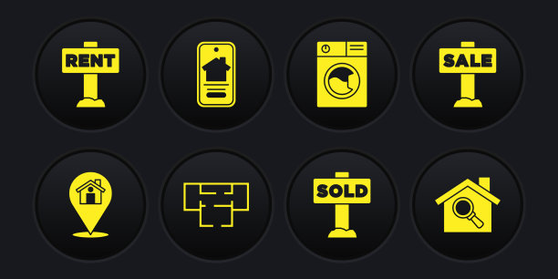 设置位置用房子挂招牌卖房子图片下载