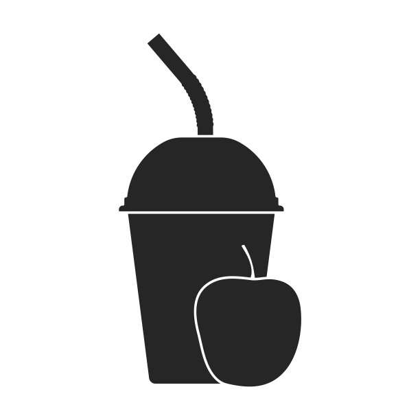 水果冰沙图标黑色图标图片下载