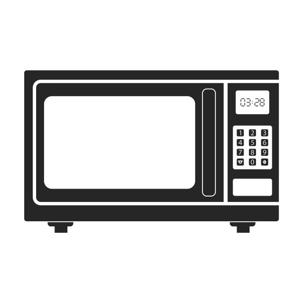 微波炉图标黑色图标图片下载