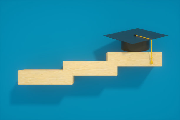 毕业帽的步骤，成功的阶梯图片下载