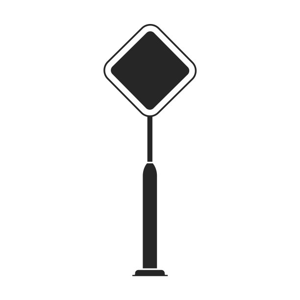 道路标志图标黑色图标道路标志图片下载