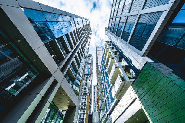 伦敦市中心的现代公寓图片下载