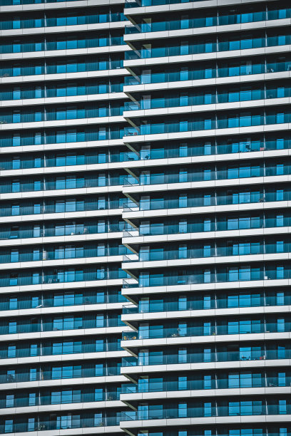 伦敦市中心的现代公寓图片下载