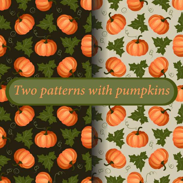 一套两色鲜艳的图案熟了素材图片