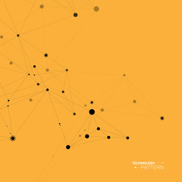 技术网络由点和线连接图片下载