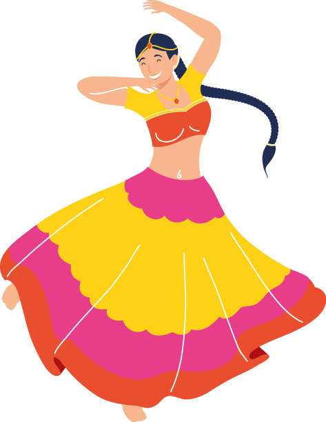 Navratri女舞者角色图片下载