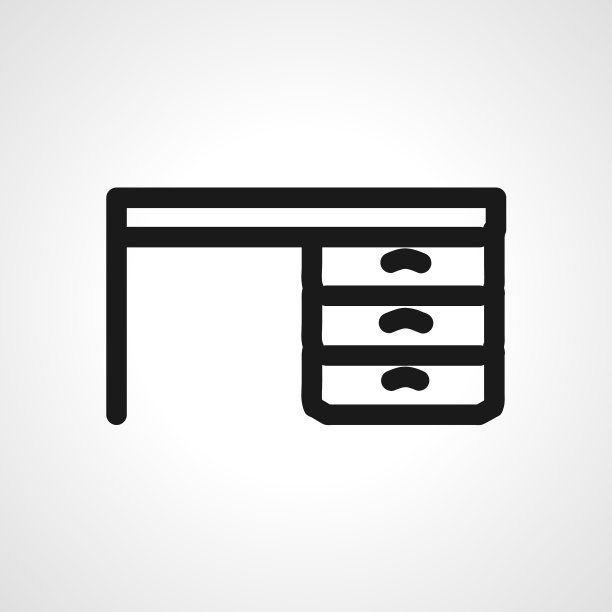 桌线图标桌线轮廓图标图片下载