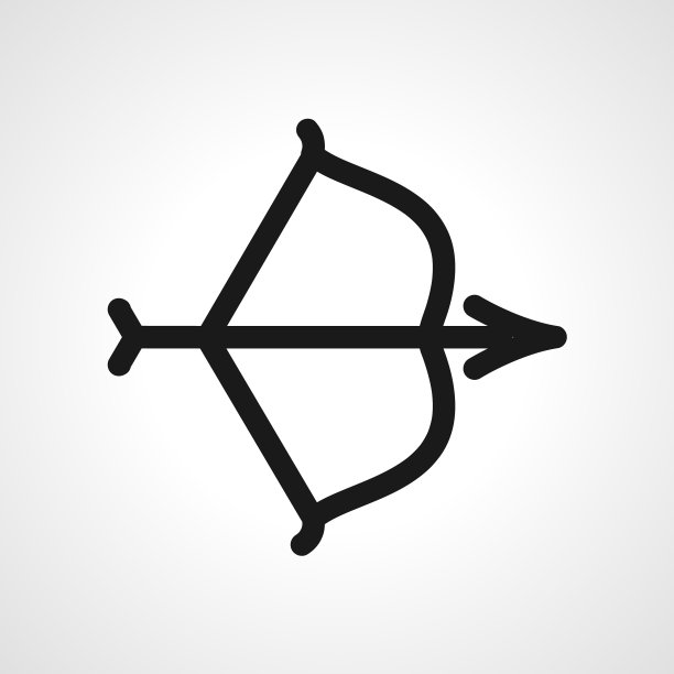 弓带箭头线图标弓带箭头线图片下载