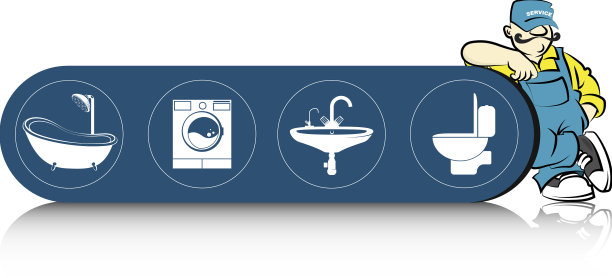 穿制服维修的水管工图片下载