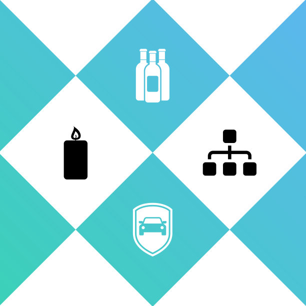 设置燃烧蜡烛汽车保护或保险图片下载