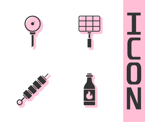 设置塔巴斯科辣酱，厨房温度计烤图片下载