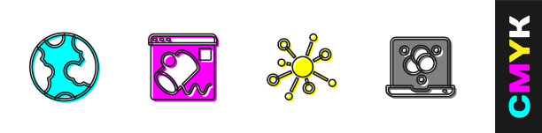 设置地球仪数据可视化分子和图片下载