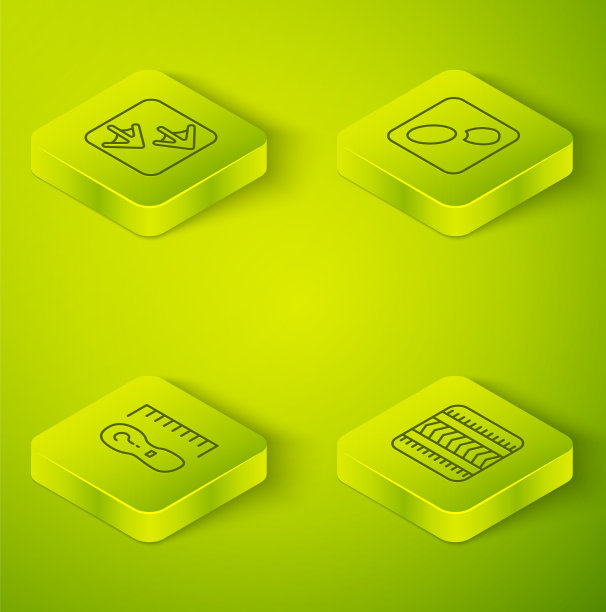 设等距线人脚印鞋方图片下载