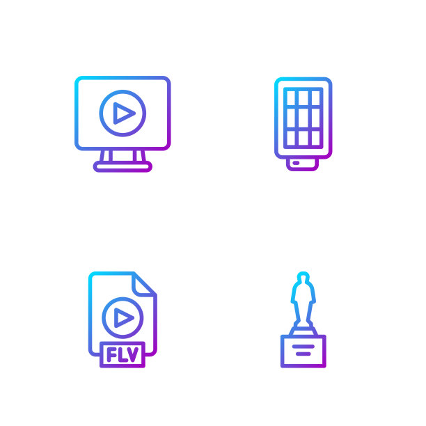 集行电影奖杯FLV文件文件在线图片下载