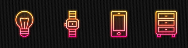 设置电话线，手机，灯泡，手表和图片下载