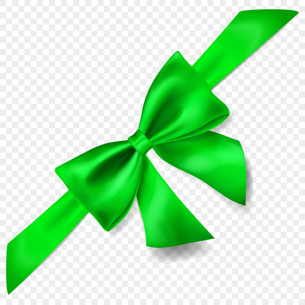 美丽的蝴蝶结与对角丝带图片下载