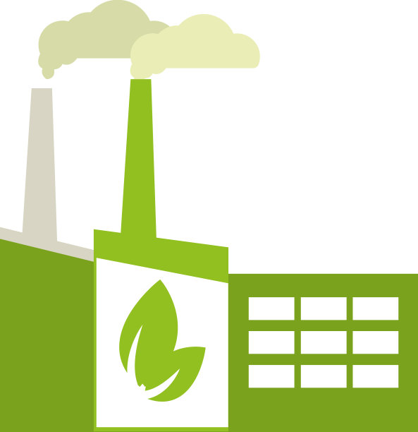 绿色工厂工业图片下载