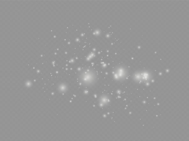 白色尘埃火花和星光效应图片下载