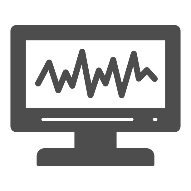 声音水平上的显示器固态图标的声音设计图片下载