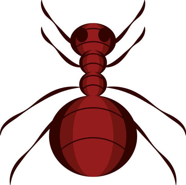 蚂蚁动物平面图标图片下载