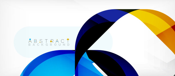 抽象的带有重叠波的正方形形状图片下载