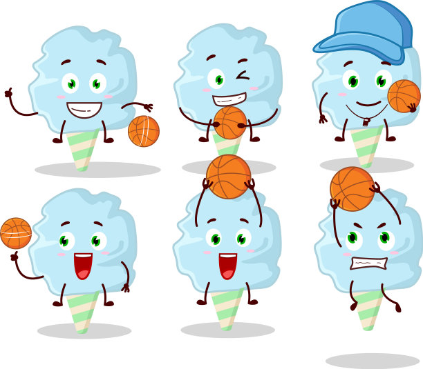 天才的棉花糖香草卡通人物图片下载