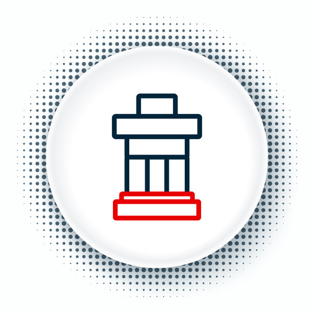 线inukshuk图标孤立在白色背景图片下载