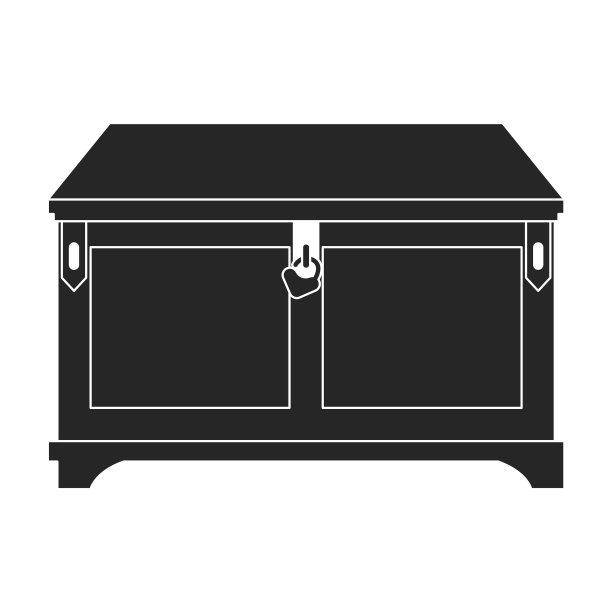 胸部图标黑色图标隔离上图片下载