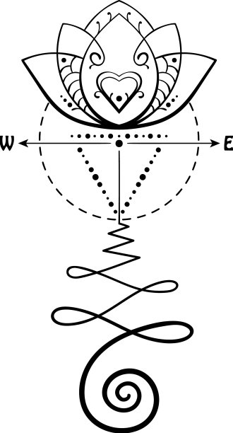 莲花纹身图片下载