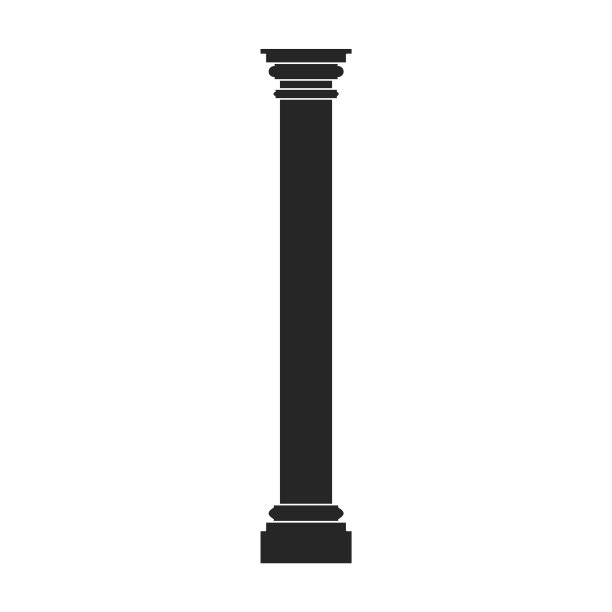 柱图标黑色图标图片下载