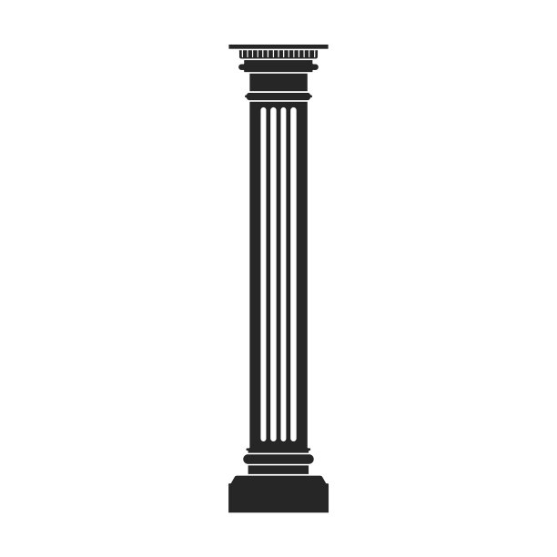 柱图标黑色图标图片下载