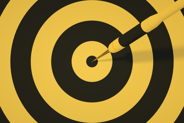 射入靶心图片下载