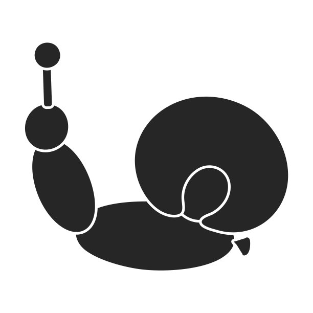 气球空中动物图标黑色图标图片下载