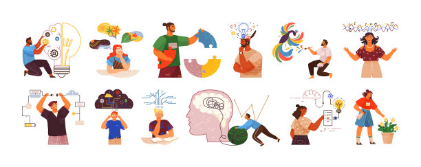 思维行为观念创造性思维人图片下载