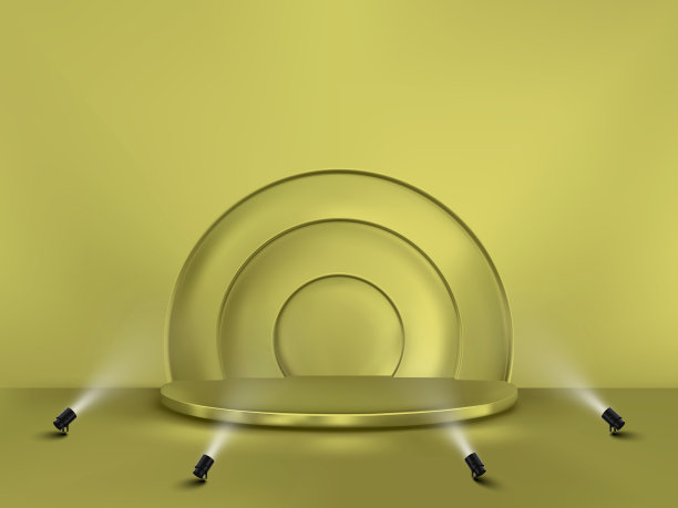 带有基座的抽象背景。3d矢量舞台与聚光灯。讲台上的显示图片下载