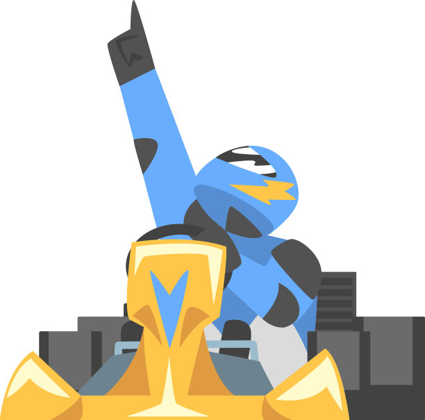 卡丁车比赛或有男子赛车手参加的卡丁车比赛图片下载