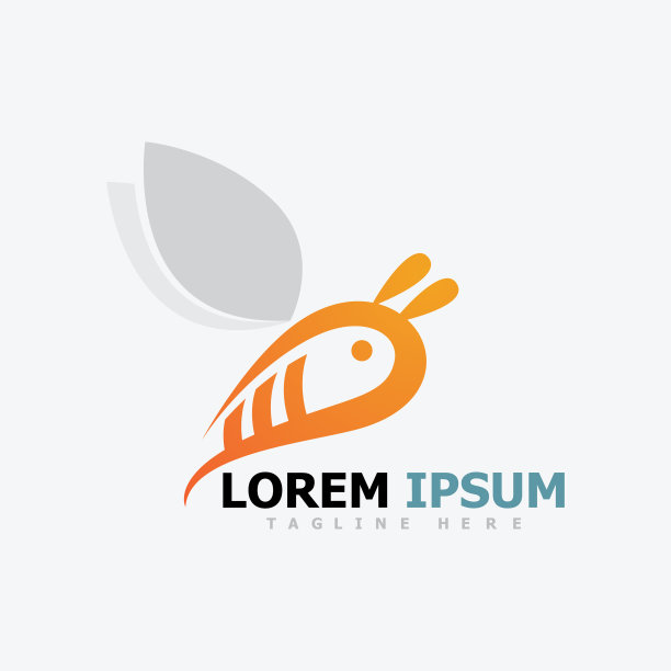 蜂巢蜜蜂动物logo图像图片下载