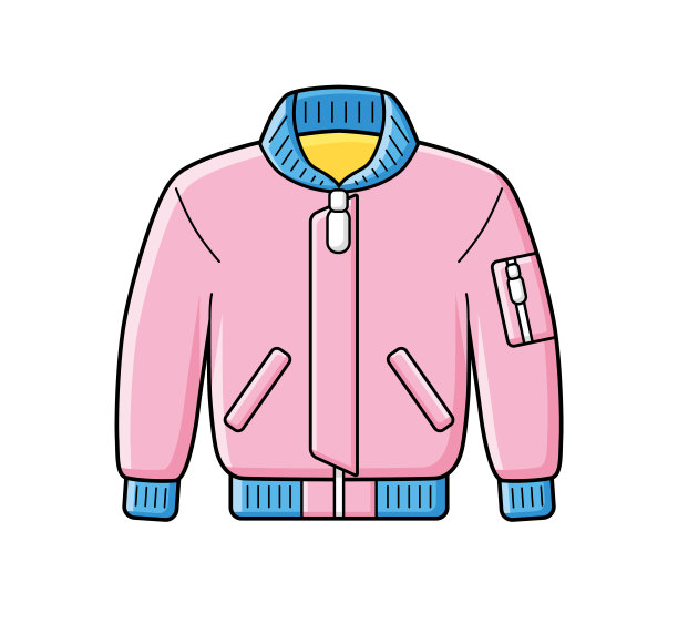 粉红色的短夹克图片下载