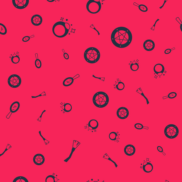 设女巫扫帚魔法石戒指手镜图片下载