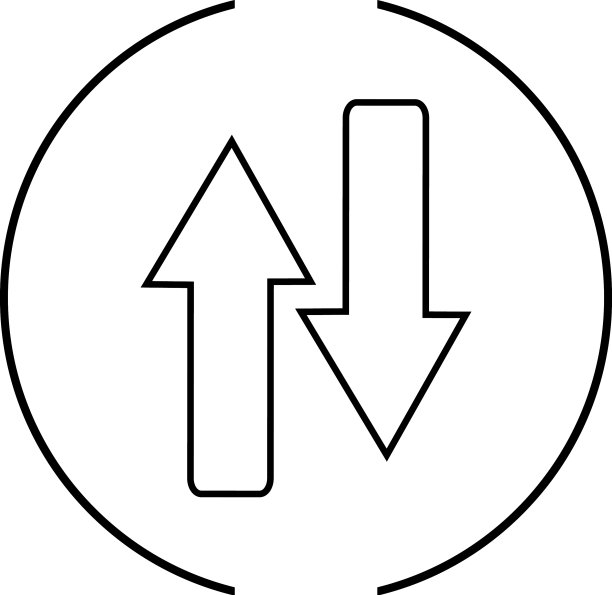 下载和上传云端细线图标图片下载