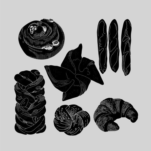 收藏的面包店图片下载