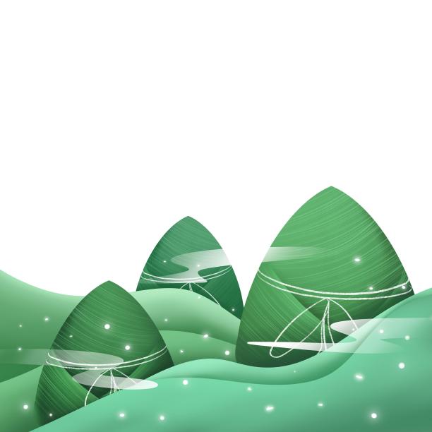 绿色粽子元素图片下载