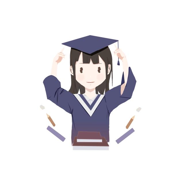 毕业季学士服人物图片下载
