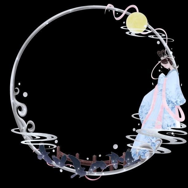 牛郎织女鹊桥星河情人节七巧节图片下载